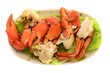 Serving Of Steamed Crab