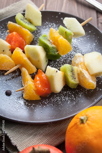 Photo: Fruit skewers Fruit skewers