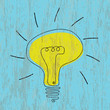 Sketch of light bulb