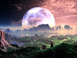 Dawn on Idyllic Earth-like Planet