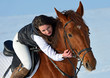 Girl with a horse