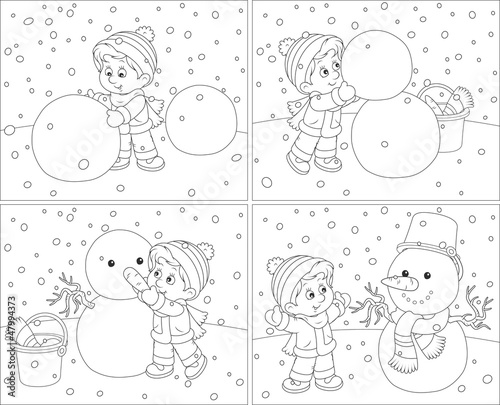 Illustration: Snowman Snowman