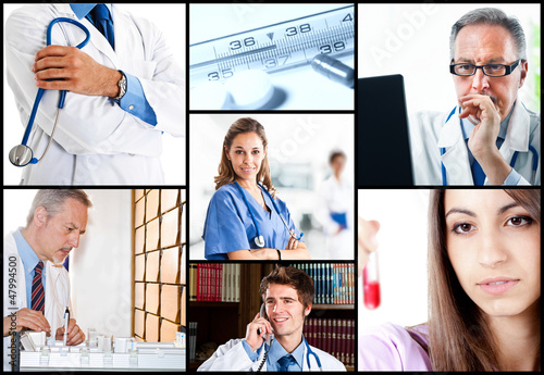 Photo: Medical themed composition Medical themed composition