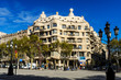 Casa Mila designed by Gaudi, Barcelona, Spain