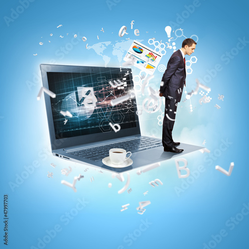 Photo: Modern technology illustration Modern technology illustration