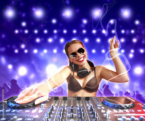 Photo: dj and mixer dj and mixer