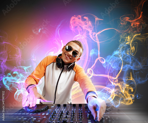 Photo: dj and mixer dj and mixer
