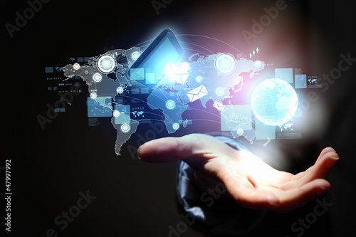 Photo: Modern wireless technology and social media Modern wireless technology and social media
