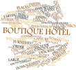 Word cloud for Boutique hotel