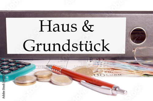 Photo: Aktenordner - Haus und Grundstück Aktenordner - Haus und Grundstück