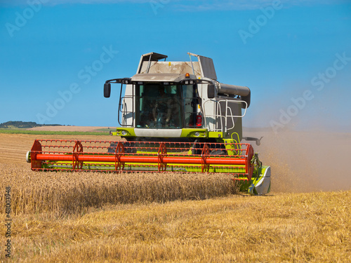 Photo: combine harvester combine harvester