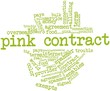 Word cloud for Pink contract