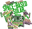 Word cloud for Space-based solar power