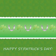 St. Patrick's Day abstract background.