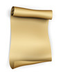 Old parchment paper scroll