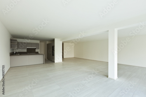 Photo: modern architecture, new empty apartment , kitchen modern architecture, new empty apartment , kitchen