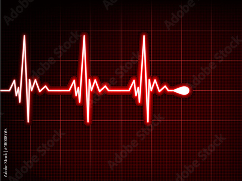 Vector: Abstract heart beats cardiogram. EPS 8 Abstract heart beats cardiogram. EPS 8