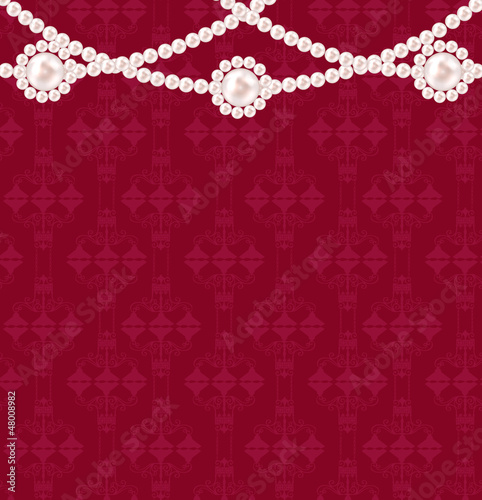 Vector: Beauty pearl background vector illustration Beauty pearl background vector illustration