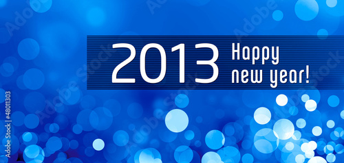 Illustration: 2013 Happy new year! 2013 Happy new year!