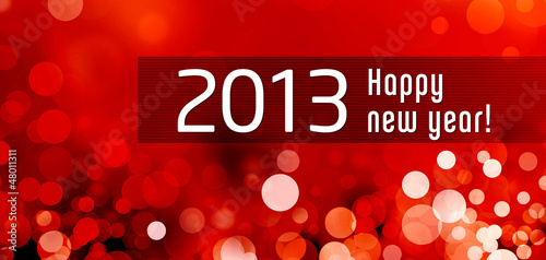 Illustration: 2013 Happy new year! 2013 Happy new year!