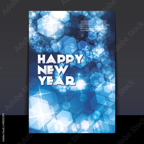 Vector: New Year Flyer or Cover Design New Year Flyer or Cover Design