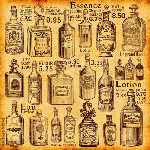 Illustration: Flacons et parfums Flacons et parfums