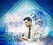 Businessman Tablet