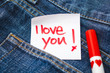 I love you