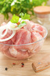 Raw meat
