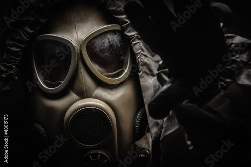 Photo: Man in protective suit Man in protective suit