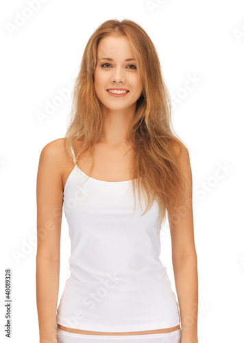 Photo: beautiful woman in cotton undrewear beautiful woman in cotton undrewear