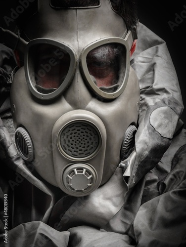 Photo: Man in protective suit Man in protective suit