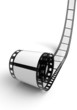 Illustration: Blanko Filmrolle Weiß Schwarz 01 Blanko Filmrolle Weiß Schwarz 01