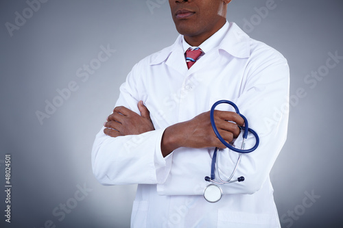 Photo: Doctor with stethoscope Doctor with stethoscope