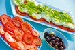 mozzarella with tomato