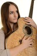 Young girl with guitar.