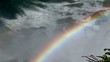 Rainbow over the waterfall