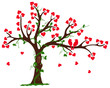 Tree with liana and vine