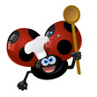 Vettoriale: coccinella cuoco vector coccinella cuoco vector