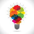 color message bubble deisgn bulb stock vector