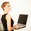 Chefin mit Laptop