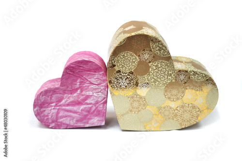 Photo: Gift box in heart shape Gift box in heart shape