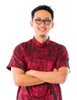 Chinese man in traditional Chinese Tang suit