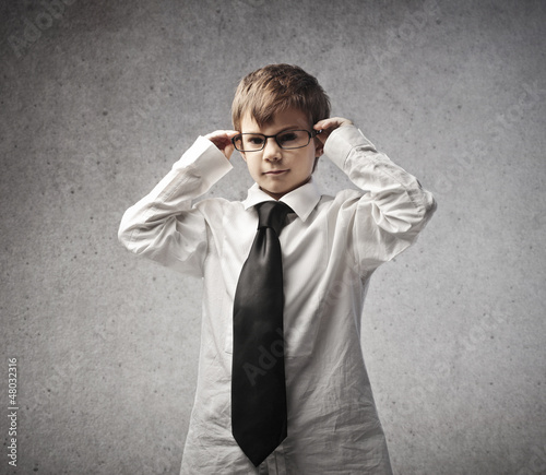 Photo: Child Office Worker Child Office Worker