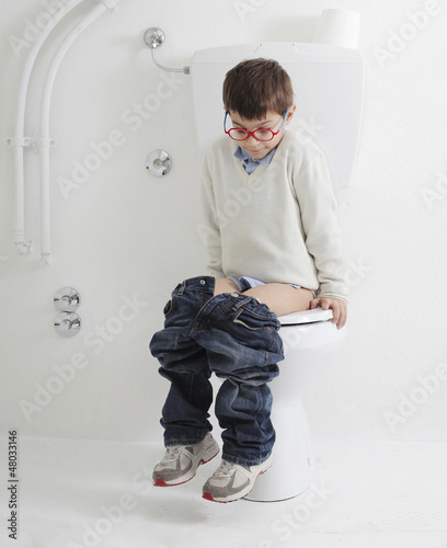 Photo: Child on the Toilet Child on the Toilet