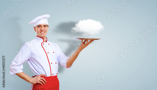 Photo: Portrait of a cook Portrait of a cook