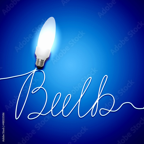 Illustration: Ecology bulb light Ecology bulb light