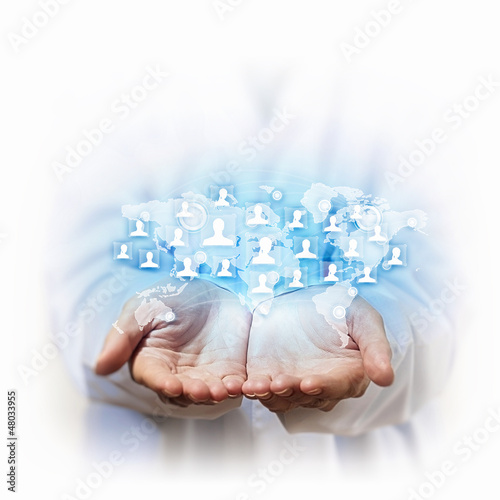Photo: social network social network