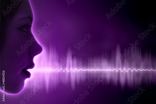 Photo: Sound wave illustration Sound wave illustration