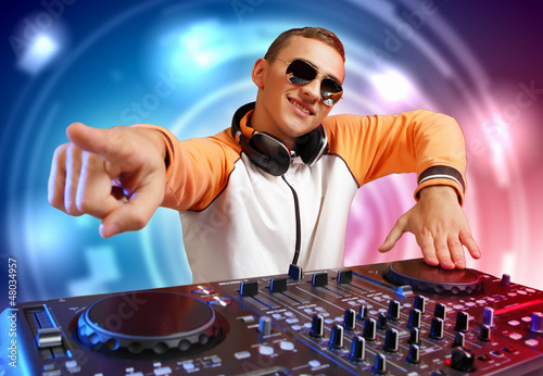 Photo: dj and mixer dj and mixer